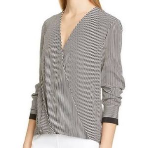 Brand new rag & bone victor silk blouse, XXS